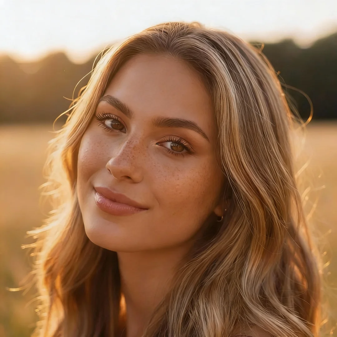 Pecas tiernas en la nariz